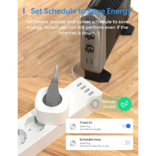 Εικόνα της Smart Plug Meross Apple HomeKit White MSS210HK-EU