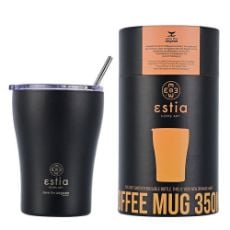 Εικόνα της Ποτήρι Θερμός Estia Coffee Mug Save The Aegean 350ml Midnight Black 01-12083