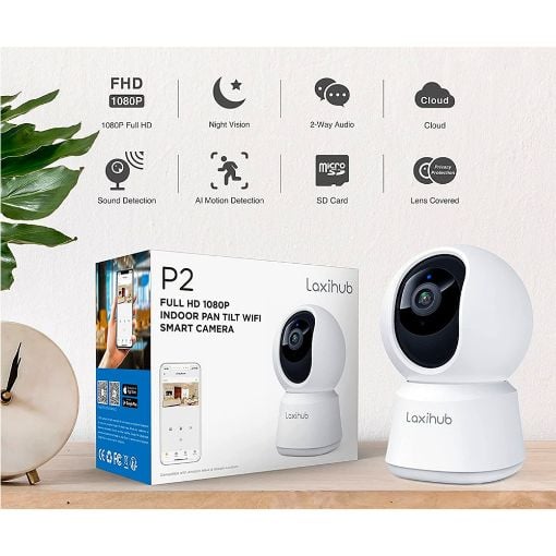 Εικόνα της Indoor Wireless IP Camera Laxihub P2T Pan/Tilt 2K