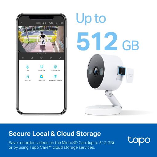 Εικόνα της Wireless IP Camera Tp-Link Tapo C120 Starlight Zoom 2K
