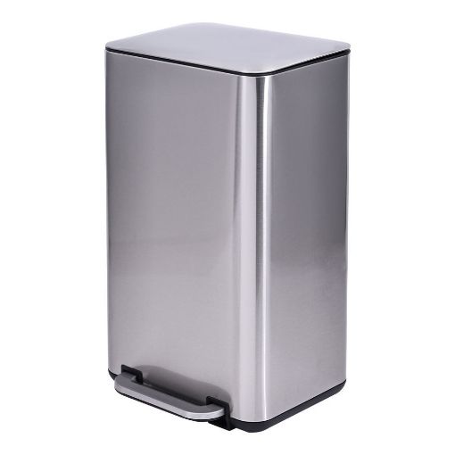 Εικόνα της Κάδος Απορριμμάτων Estia Cubic Soft Close 30lt Ινοξ 01-21948