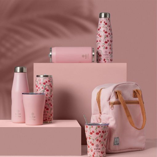 Εικόνα της Ποτήρι Θερμός Estia Travel Cup Save The Aegean 500ml Cherry Rose 01-16791