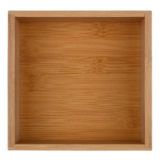 Εικόνα της Κουτί Οργάνωσης Συρταριού Estia Bamboo Essentials 15x15x7cm 03-17545