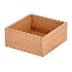 Εικόνα της Κουτί Οργάνωσης Συρταριού Estia Bamboo Essentials 15x15x7cm 03-17545