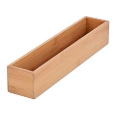 Εικόνα της Κουτί Οργάνωσης Συρταριού Estia Bamboo Essentials 8x38x7cm 03-17576