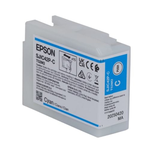 Εικόνα της Μελάνι Epson SJIC42P-C Cyan C13T52M240