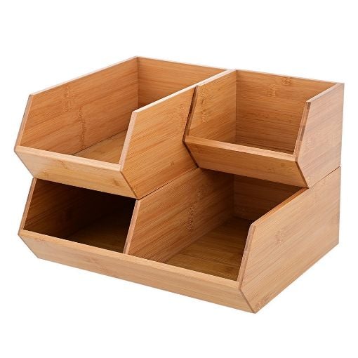Εικόνα της Κουτί Οργάνωσης Estia Bamboo Essentials 17.8x15.7x12.5cm 03-17583