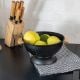 Εικόνα της Σουρωτήρι Ζυμαρικών Estia Bamboo Eessentials Μεταλλικο Με Λαβές 24x24x13.7cm Μαύρο 01-12915