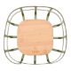 Εικόνα της Φρουτιέρα Estia Bamboo Essentials Μεταλλική 24x24x12.7cm Λαδί 01-14162
