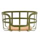 Εικόνα της Φρουτιέρα Estia Bamboo Essentials Μεταλλική 24x24x12.7cm Λαδί 01-14162
