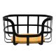 Εικόνα της Φρουτιέρα Estia Bamboo Essentials Μεταλλική 24x24x12.7cm Μαύρη 01-13226