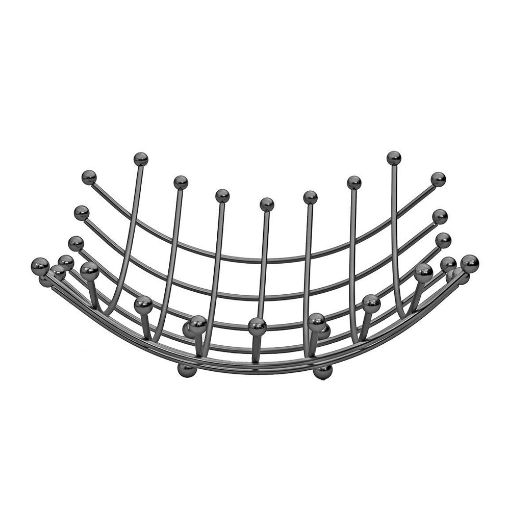 Εικόνα της Φρουτιέρα Estia Elegant Nickel Black Από Κράμα Ψευδαργύρου 01-5672