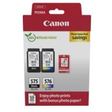 Εικόνα της Πακέτο 2 Μελανιών Canon PG-575 & CL-576 Photo Value Pack 5438C004