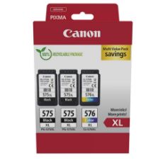 Εικόνα της Πακέτο 3 Μελανιών Canon 2 x PG-575XL & CL-576XL 5437C004
