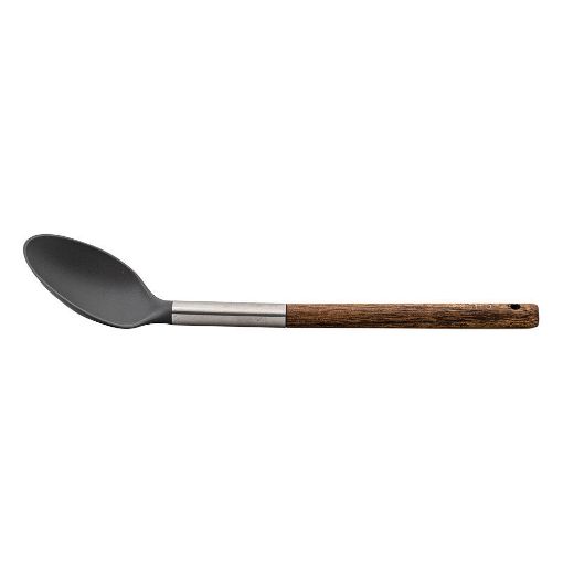 Εικόνα της Κουτάλα Ραγού Stone PBT 34cm Με Ξύλινη Λαβή 01-2657