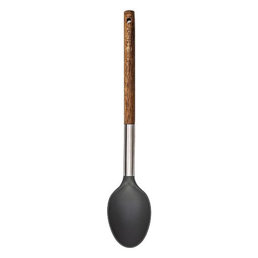 Εικόνα της Κουτάλα Ραγού Stone PBT 34cm Με Ξύλινη Λαβή 01-2657
