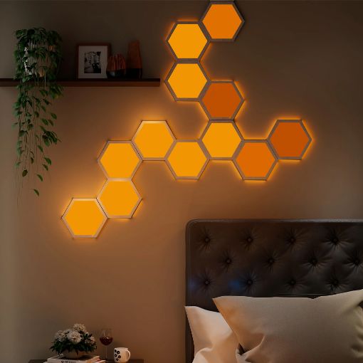 Εικόνα της Eureka Ergonomic Hexagon Lucet Art Lighting ERK-HSL-01