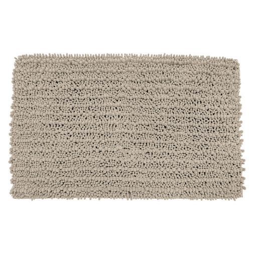 Εικόνα της Πατάκι Μπάνιου Estia Shaggy 80 x 50cm Taupe 02-20750