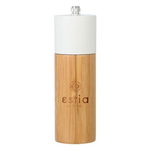 Εικόνα της Μύλος Estia Για Αλάτι/Πιπέρι Bamboo Essentials 5x16cm Λευκός 01-19631