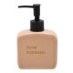 Εικόνα της Αντλία Σαπουνιού Estia Text Ρητίνης 210ml Beige 02-13417