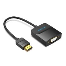 Εικόνα της Καλώδιο Vention HDMI  to VGA M/F with Audio Port Black ACRBB