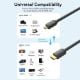 Εικόνα της Καλώδιο Vention Micro HDMI to HDMI 4K 1.5m Black AGIBG