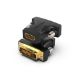 Εικόνα της Adapter Vention HDMI to DVI-I M/F Bi-Directional Black AILB0