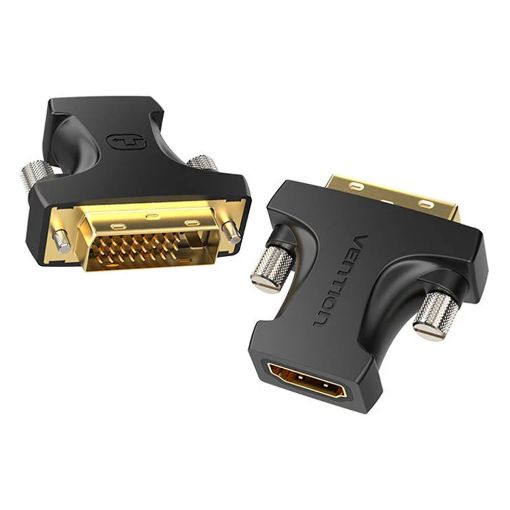Εικόνα της Adapter Vention HDMI to DVI-I M/F Bi-Directional Black AILB0