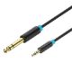 Εικόνα της Καλώδιο Vention 3.5mm to 6.5mm Jack M/M 2m Black BABBH