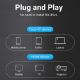 Εικόνα της Adapter Vention USB-C to HDMI M/F Grey TCDH0