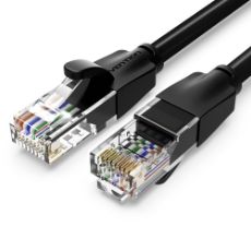 Εικόνα της Καλώδιο Δικτύου Vention UTP Round CAT.6 20m Black IBEBQ