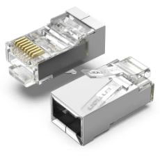 Εικόνα της Μεταλλικό Βύσμα Vention RJ45 FTP CAT.6 50 τμχ IDCR0-50