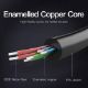 Εικόνα της Καλώδιο Audio Splitter Vention 3.5mm to 2 x 3.5mm M/F 30cm Black BBSBY