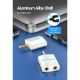 Εικόνα της Adapter Vention 3.5m to 2 x 3.5mm M/F Silver BDAW0