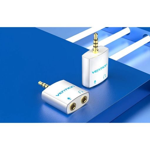Εικόνα της Audio Splitter Adapter Vention 3.5m to 2 x 3.5mm M/F Silver BDBW0