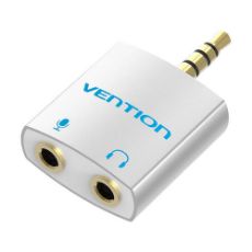 Εικόνα της Audio Splitter Adapter Vention 3.5m to 2 x 3.5mm M/F Silver BDBW0