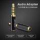 Εικόνα της Audio Adapter Vention 2.5mm to 3.5mm F/M Black BFBB0