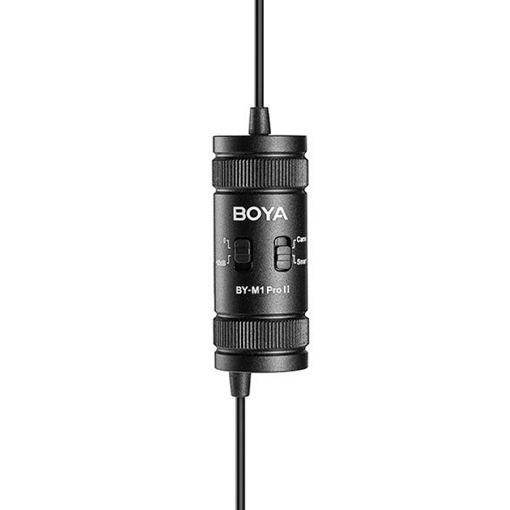 Εικόνα της Boya BY-M1 Pro II Universal Lavalier Microphone 3.5mm Jack 6m Black