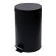 Εικόνα της Καλαθάκι Μπάνιου Estia Classic Μεταλλικό Soft Close 12lt Black 02-7904