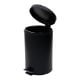 Εικόνα της Καλαθάκι Μπάνιου Estia Classic Μεταλλικό Soft Close 12lt Black 02-7904