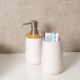 Εικόνα της Ποτηράκι Μπάνιου Estia Bamboo Essentials Πορσελάνης White 02-4576
