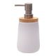 Εικόνα της Αντλία Σαπουνιού Estia Bamboo Essentials Πορσελάνης 360ml White 02-4569