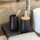 Εικόνα της Αντλία Σαπουνιού Estia Bamboo Essentials Πορσελάνης 360ml Black 02-4590
