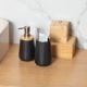 Εικόνα της Αντλία Σαπουνιού Estia Bamboo Essentials Πορσελάνης 360ml Black 02-4590