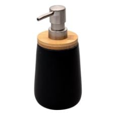 Εικόνα της Αντλία Σαπουνιού Estia Bamboo Essentials Πορσελάνης 360ml Black 02-4590