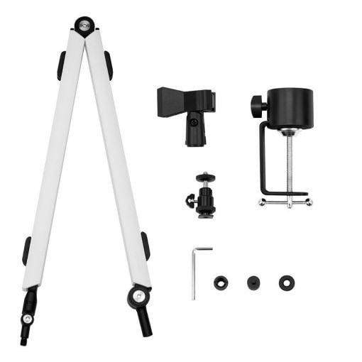 Εικόνα της Streamplify Microphone Arm with Table Clamp White TVSP-018
