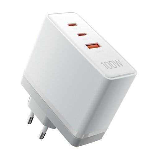 Εικόνα της Φορτιστής Vention GaN USB-A & USB-C 100W White FEGW0-EU