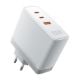 Εικόνα της Φορτιστής Vention GaN USB-A & USB-C 100W White FEGW0-EU