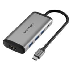 Εικόνα της Docking Station Vention Type-C 4K Grey/Black CNBHB