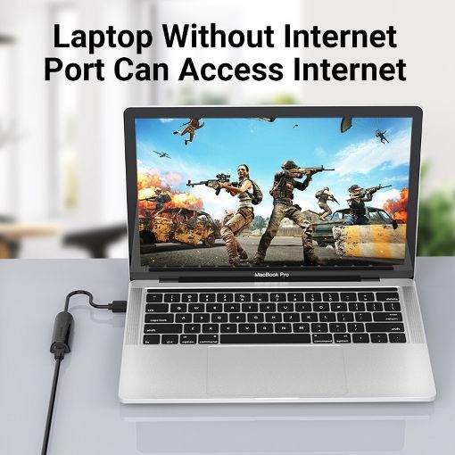 Εικόνα της Adapter Vention USB 2.0 to Fast Ethernet Black CEGBB
